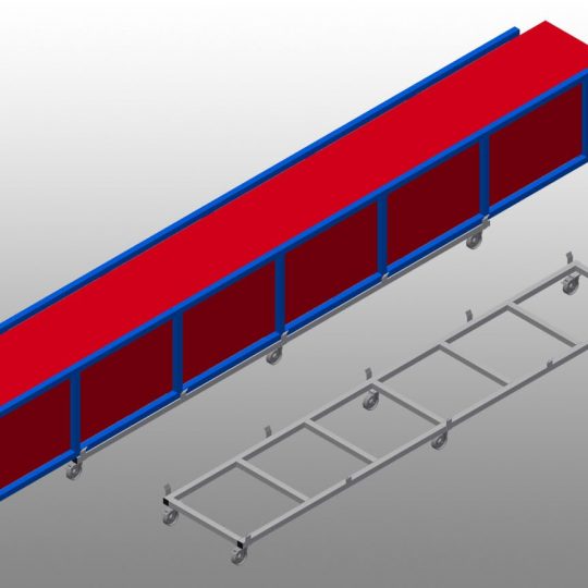 OS  4000 Transport Trolley for Profile Cas