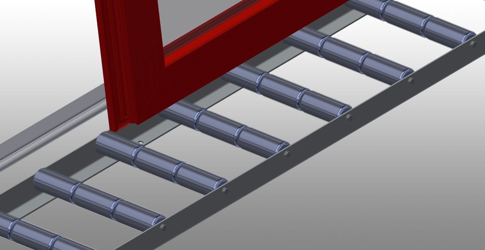 OS 4003 Vertical Roller Conveyor