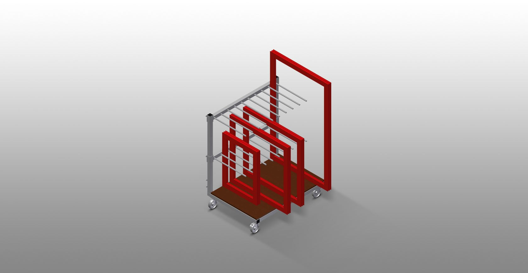 OS 1000 Glass Trolley